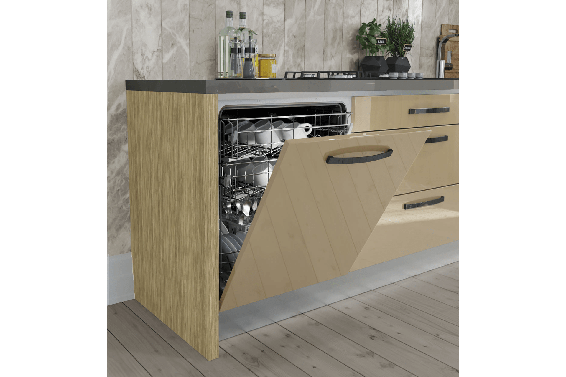 Front maşină de spălat vase încorporabilă L60 - imagine 2