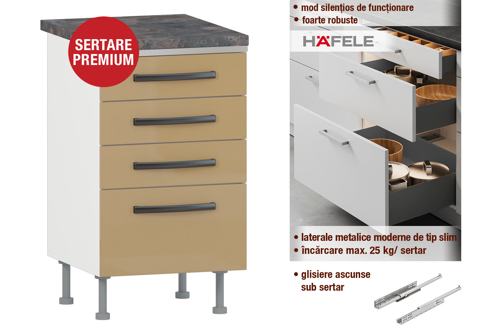 Modul cu sertare L50 - imagine 2