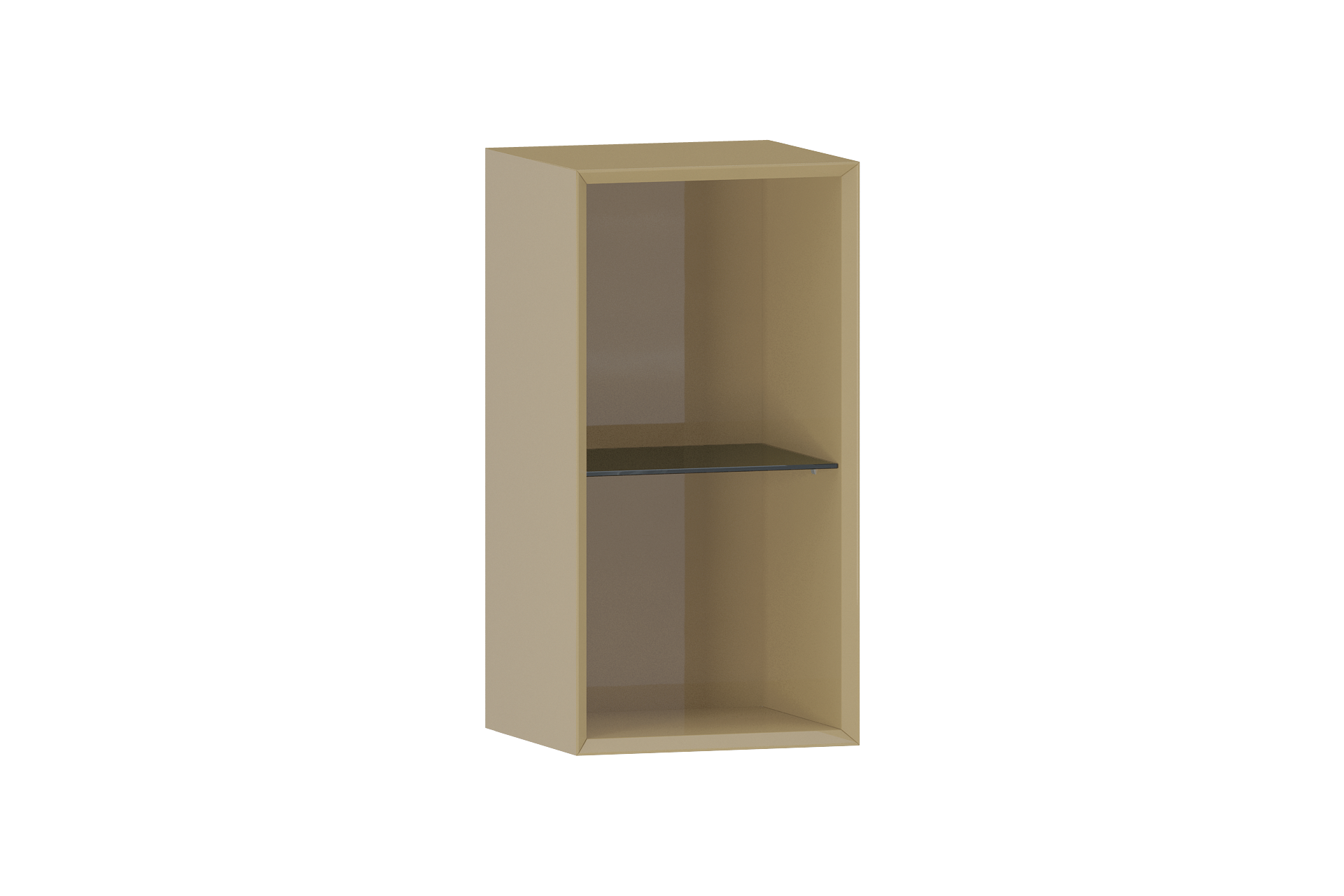 Suspendat vertical MDF cu poliță de sticlă L35 - imagine 2