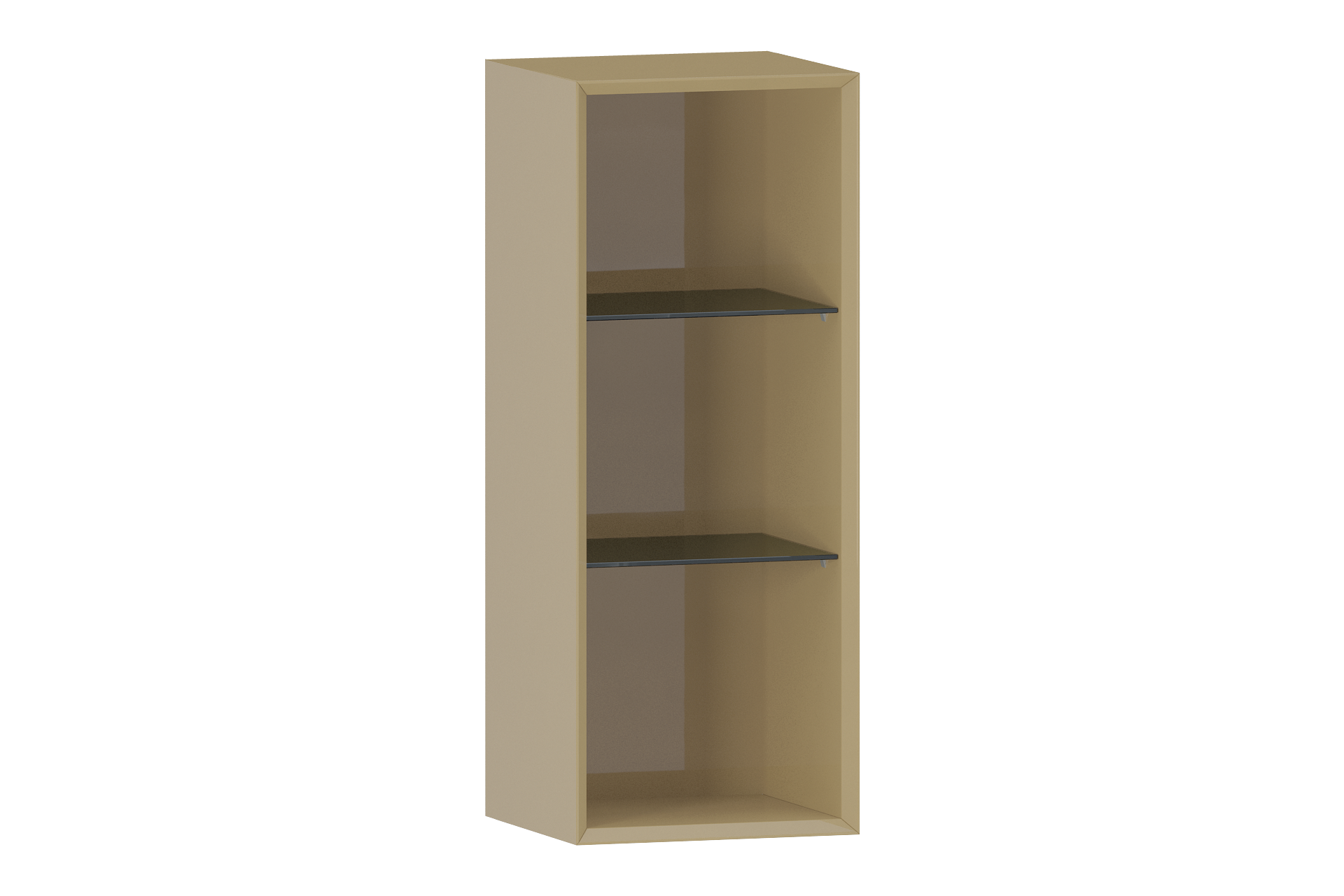 Suspendat vertical MDF cu poliță de sticlă L35/ H89 - imagine 2
