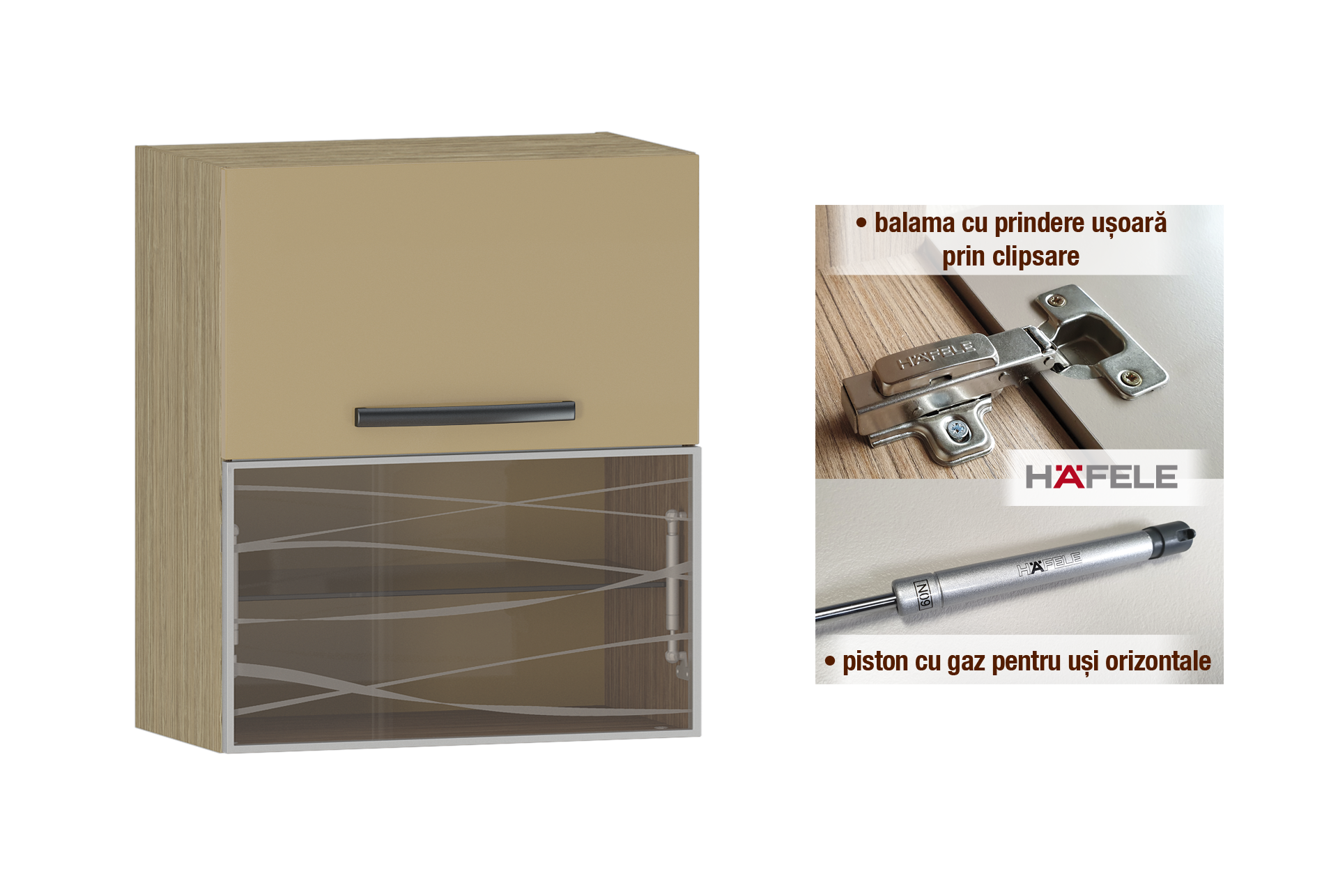 Suspendat orizontal cu vitrină L60 - imagine 2