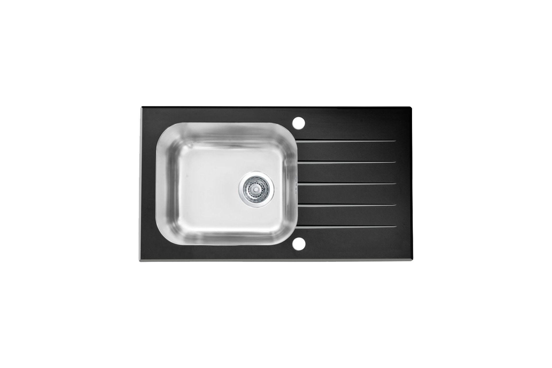 Chiuvetă Alveus sticlă + inox Vitro 20 - imagine 2