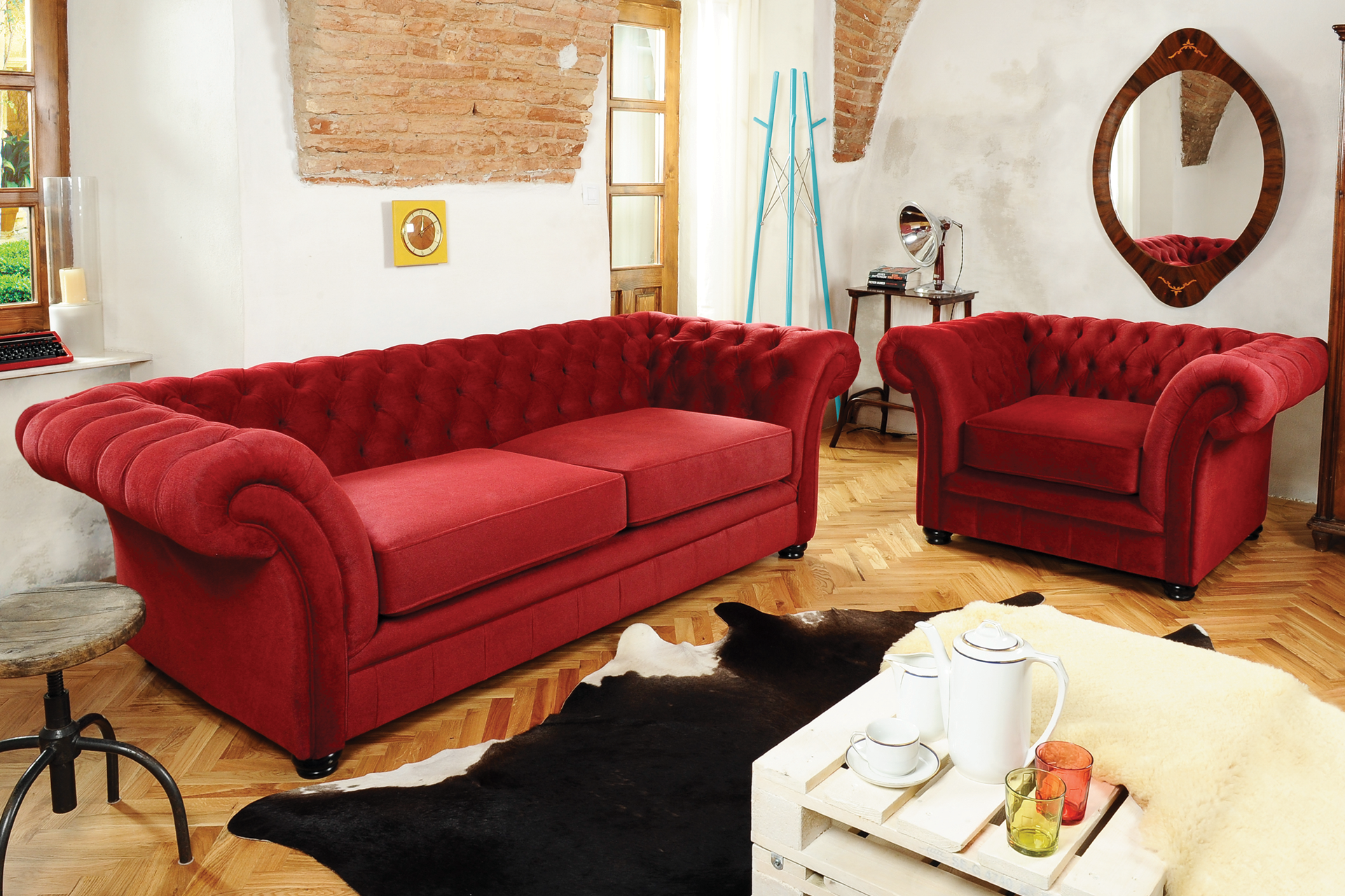 Canapea London Chesterfield - imagine 2