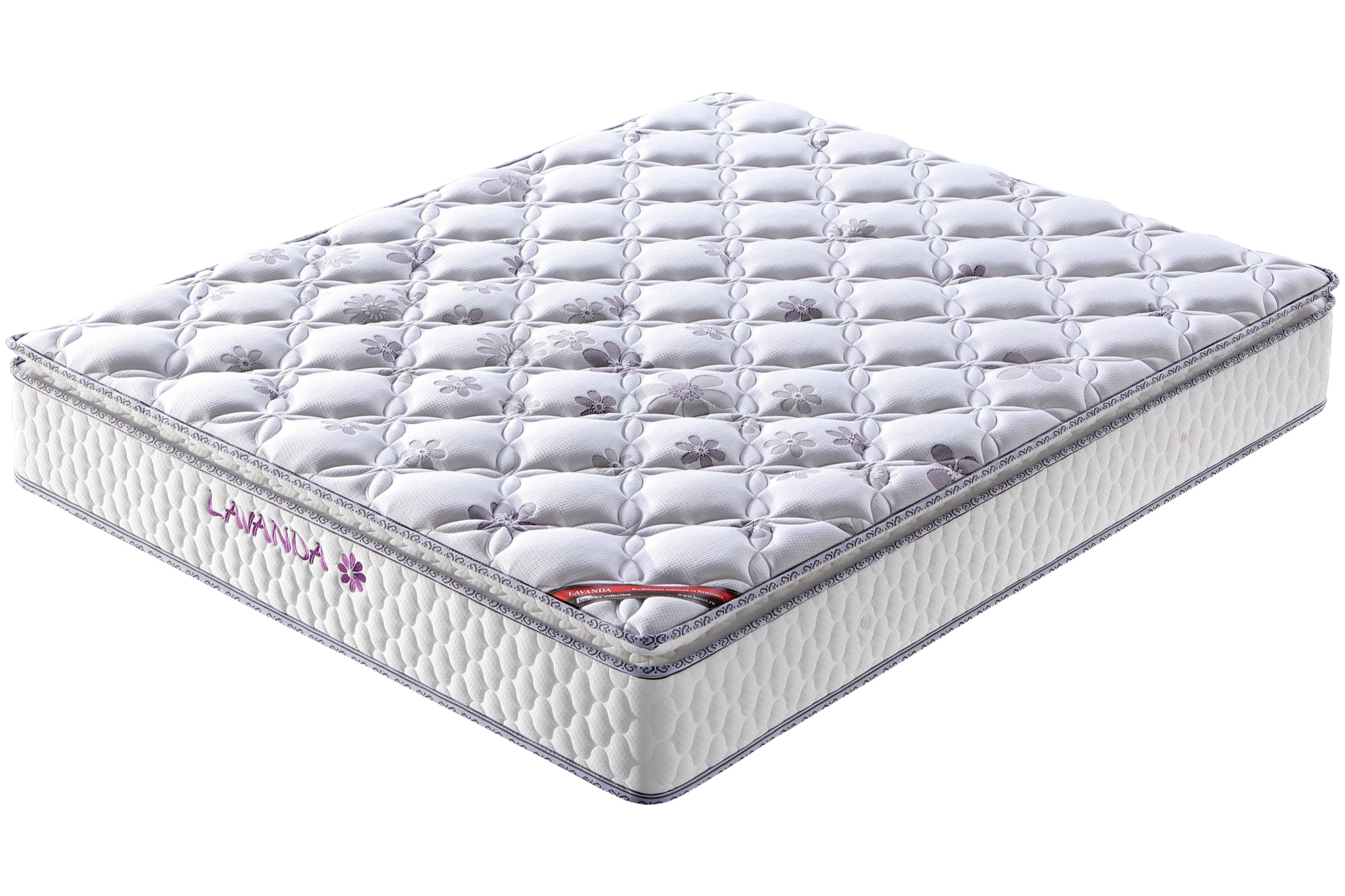Pachet saltea Lavanda L90/140/160/180 + 2 perne decorative - imagine 2