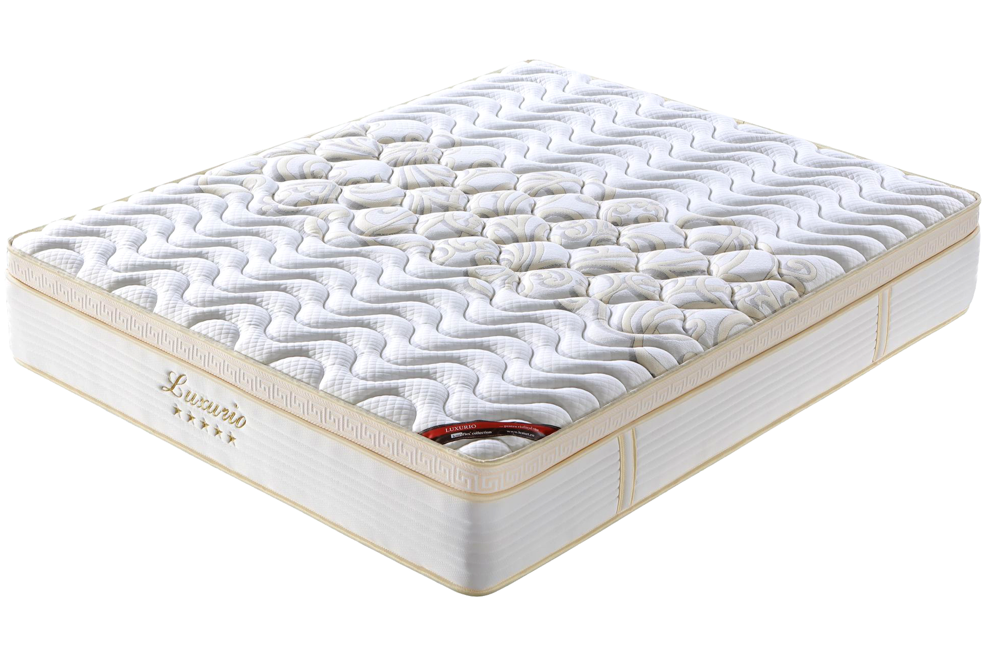 Pachet saltea Luxurio L140/160/180 + 2 perne decorative - imagine 2