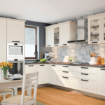 bucataria-karisma-L275x313.png Mobila de bucatarie moderna la comanda pe colt MDF vopsit crem soft lems