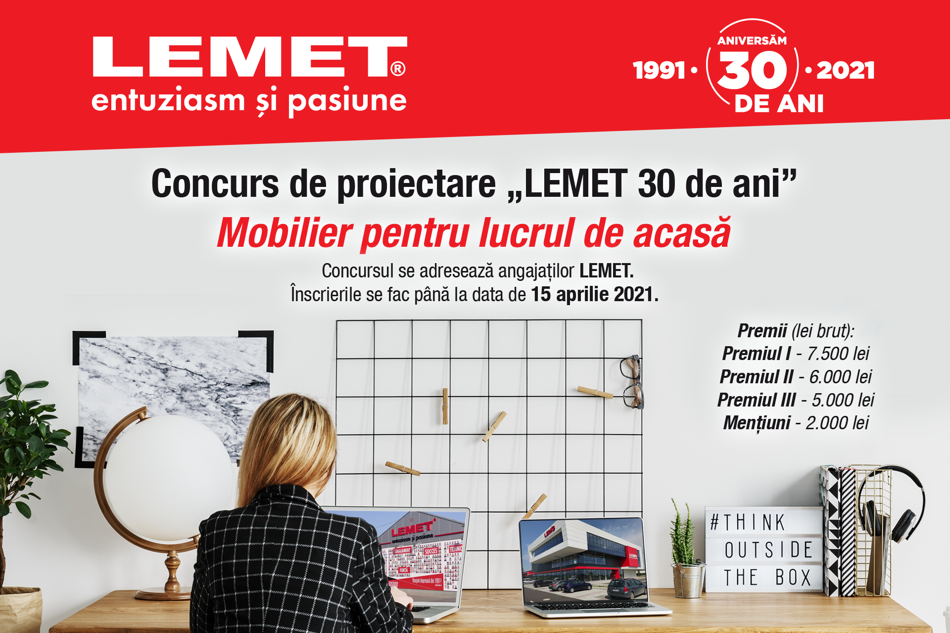 Concurs de proiectare “LEMET 30 de ani”