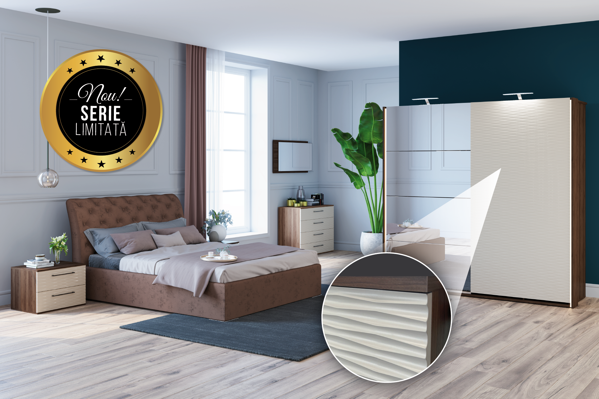 Dormitor City cu pat Lord - imagine 3