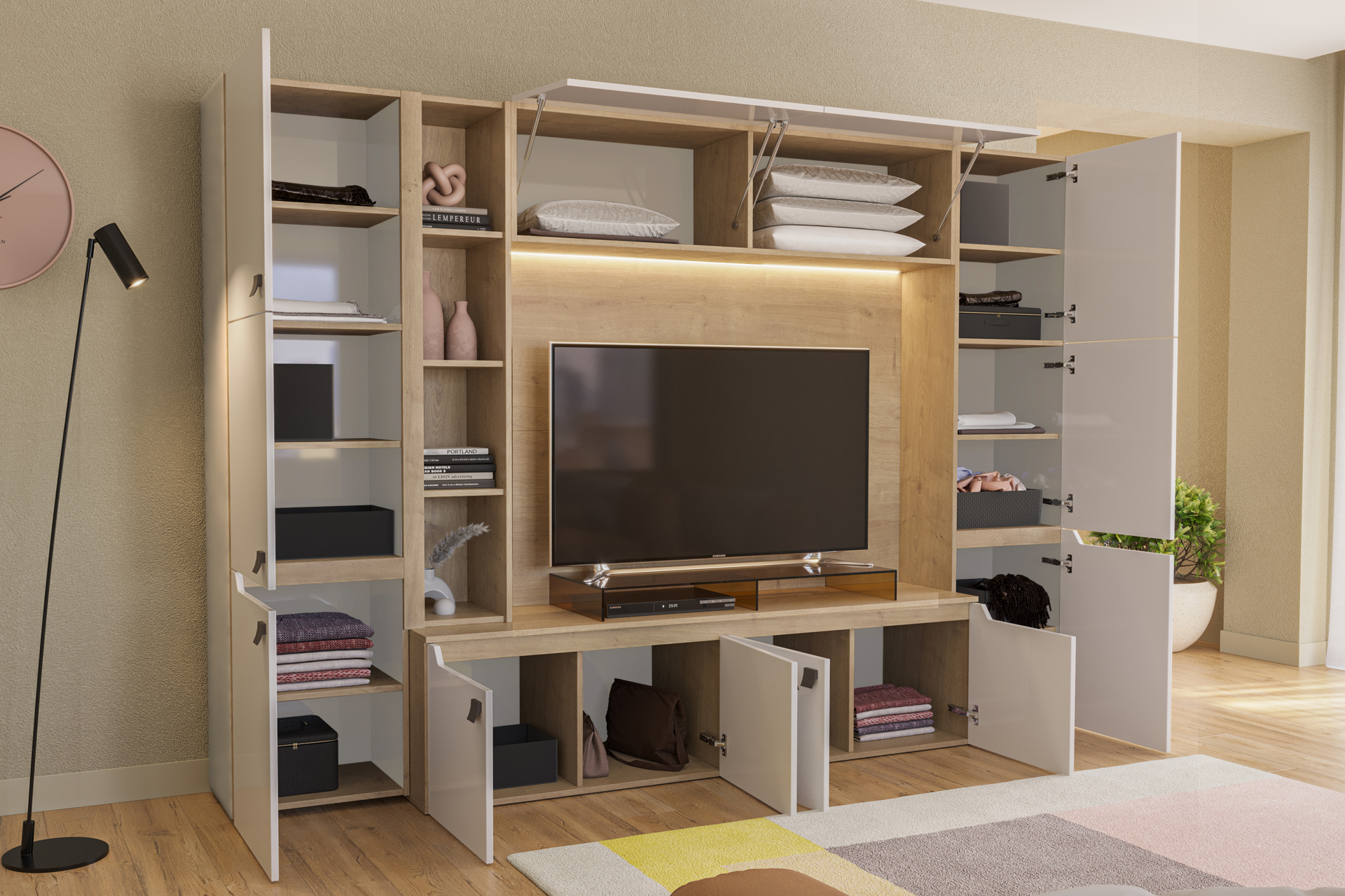 Pachet living Smart L290 + etajeră - imagine 3