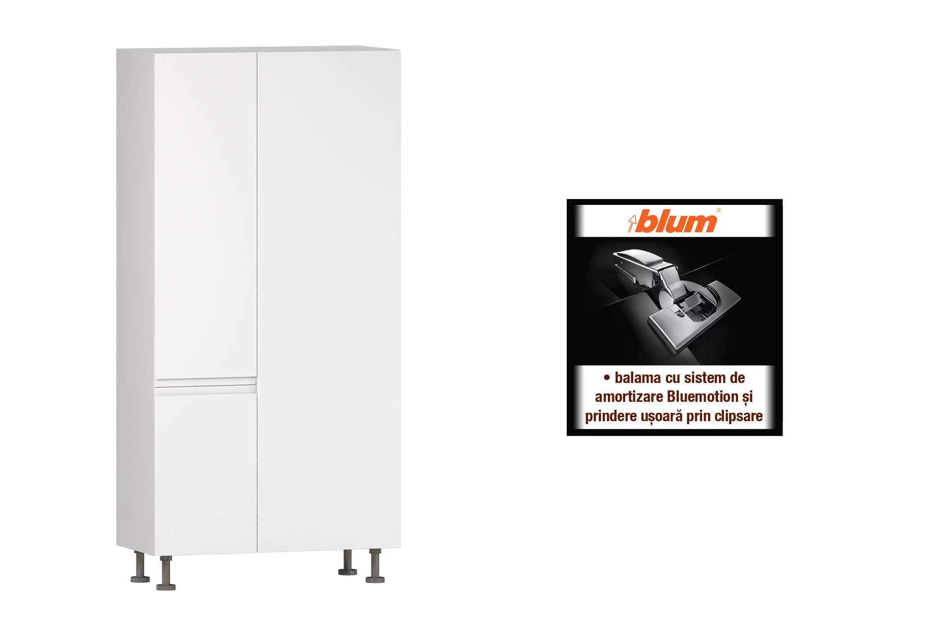 Modul înalt de colț cu ușă L109 s&d - imagine 2