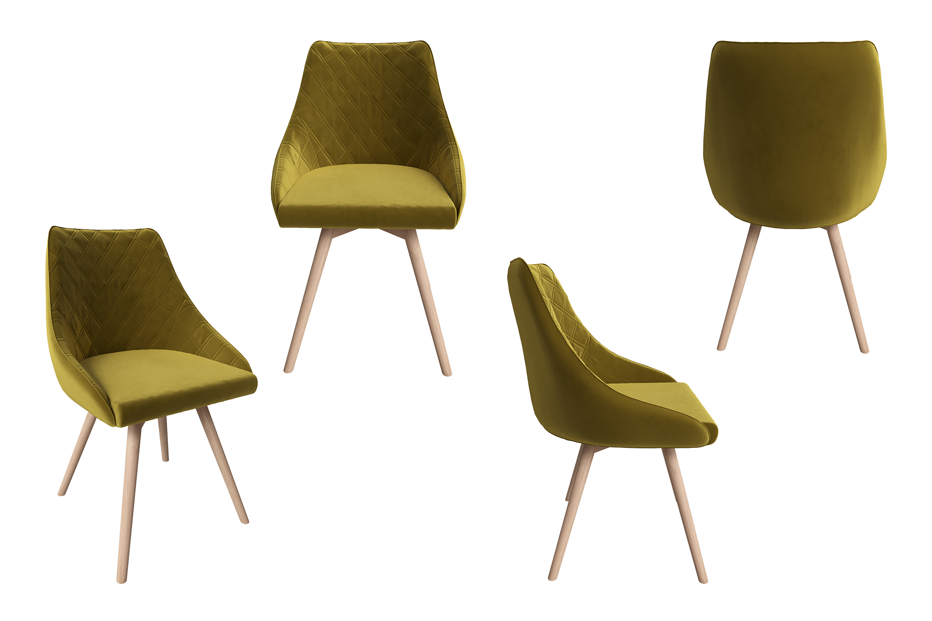 Pachet masă rotundă Viking D90 cu 4 scaune Viking Pro - imagine 4