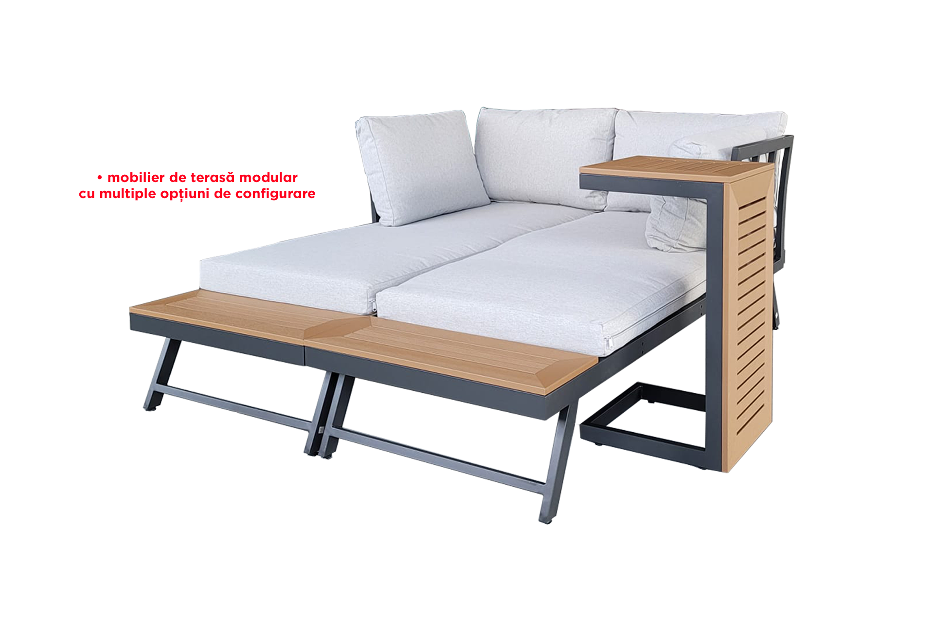 Set mobilier grădină/terasă MIAMI 3 piese - imagine 3