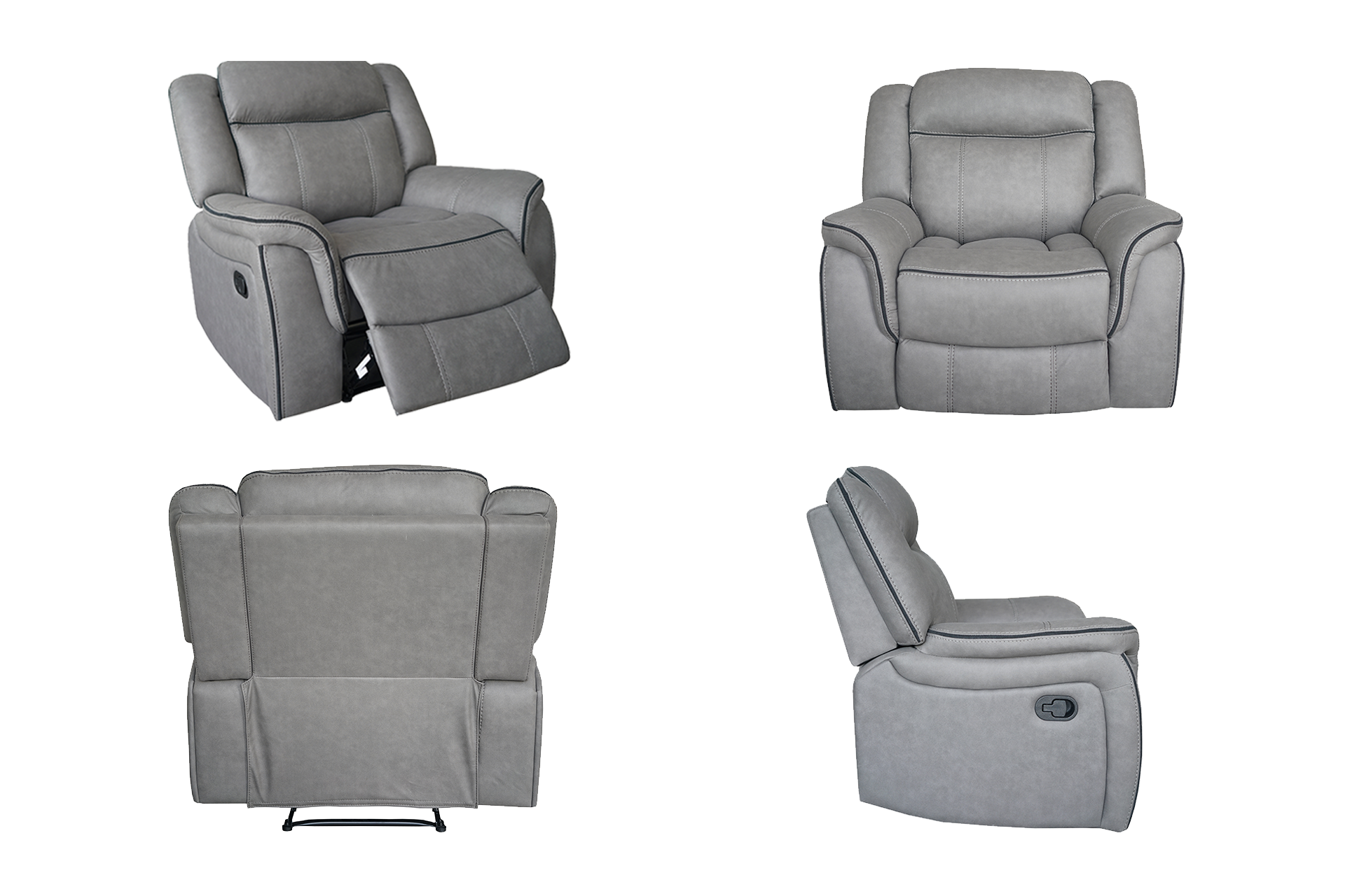 Pachet fotoliu Dover cu recliner + pernă decorativă - imagine 4