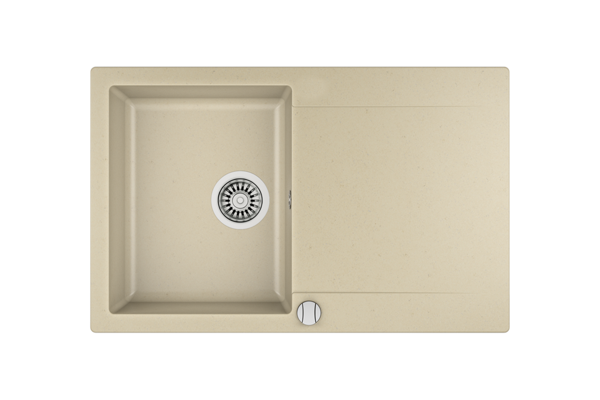 Chiuvetă Teka Clivo 45 B-TQ Q Topasbeige - imagine 2