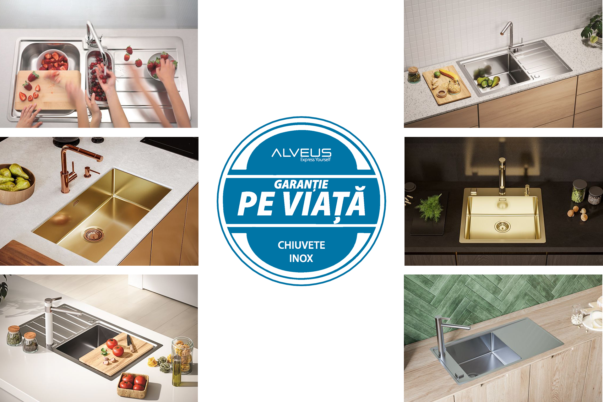 Chiuvetă Alveus Basic 150 Leinen - imagine 4