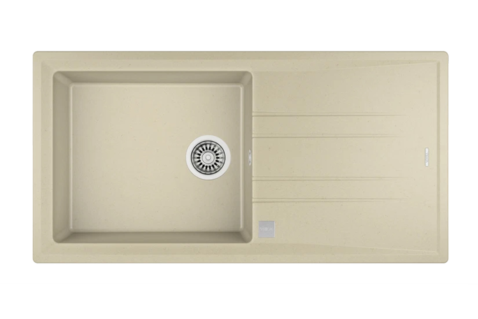 Chiuvetă Teka Tegranit Stone 60 L-TG 1B 1D T Topasbeige - imagine 2