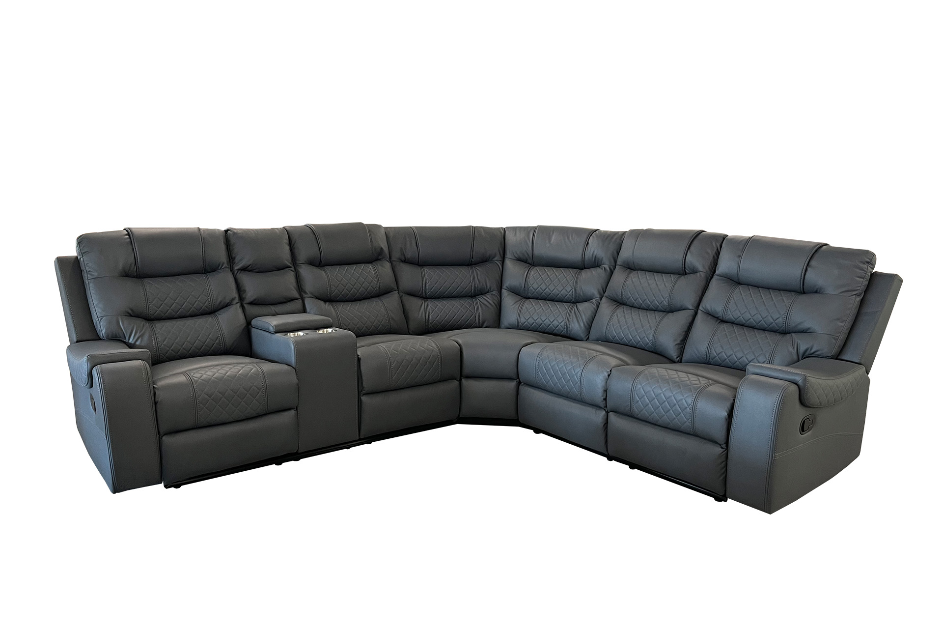 Pachet colțar cu reclinere Luxura Maximus + pernă decorativă - imagine 5