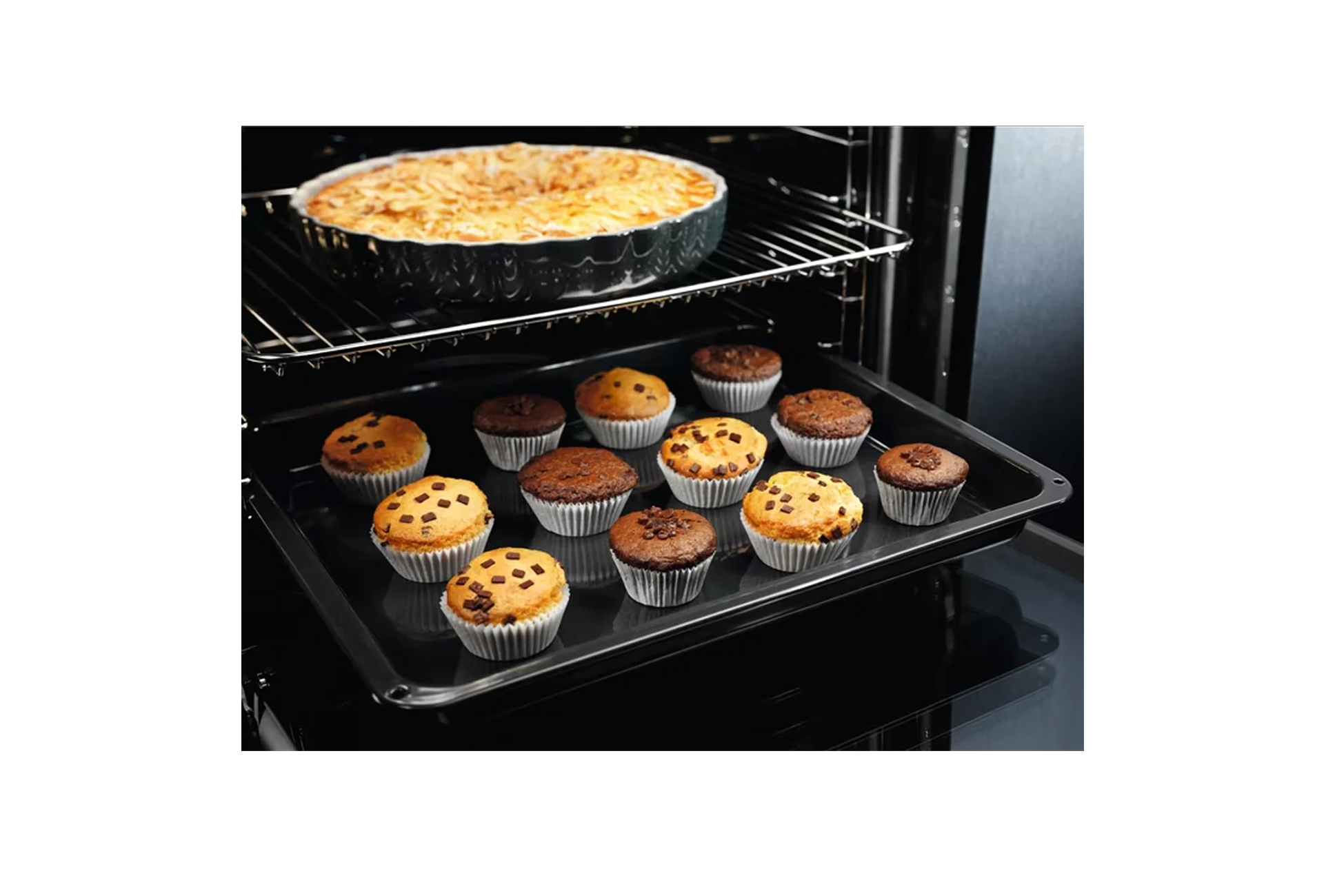 Pachet Electrolux EOF5F50BX + X-LINE KGS64562SX + LFC316X - imagine 10