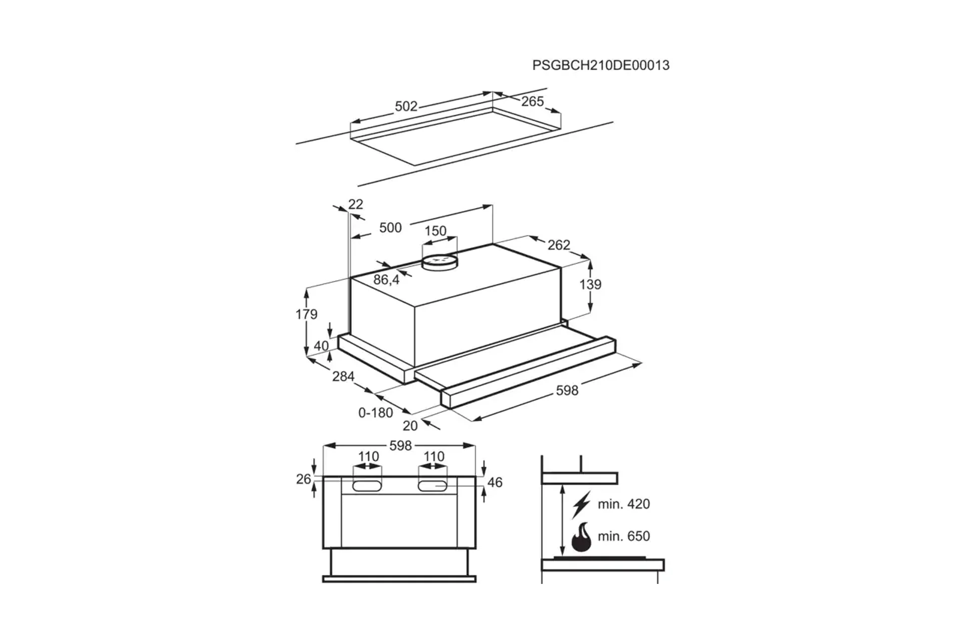 Pachet Electrolux EOH3H00BX + EGS6436SX + LFP326S - imagine 16