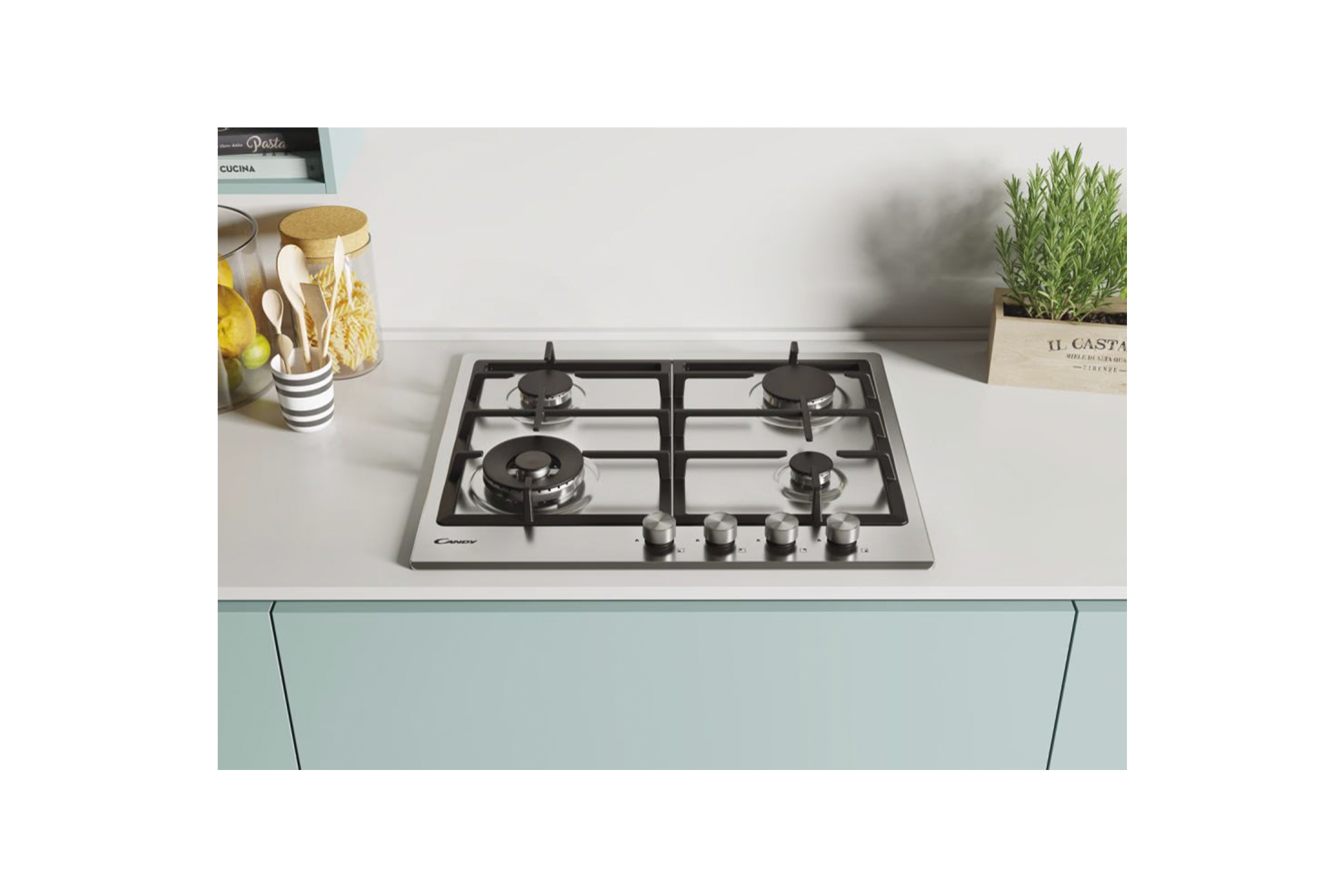 Plită gaz Candy CHG6BF4WPX - imagine 7