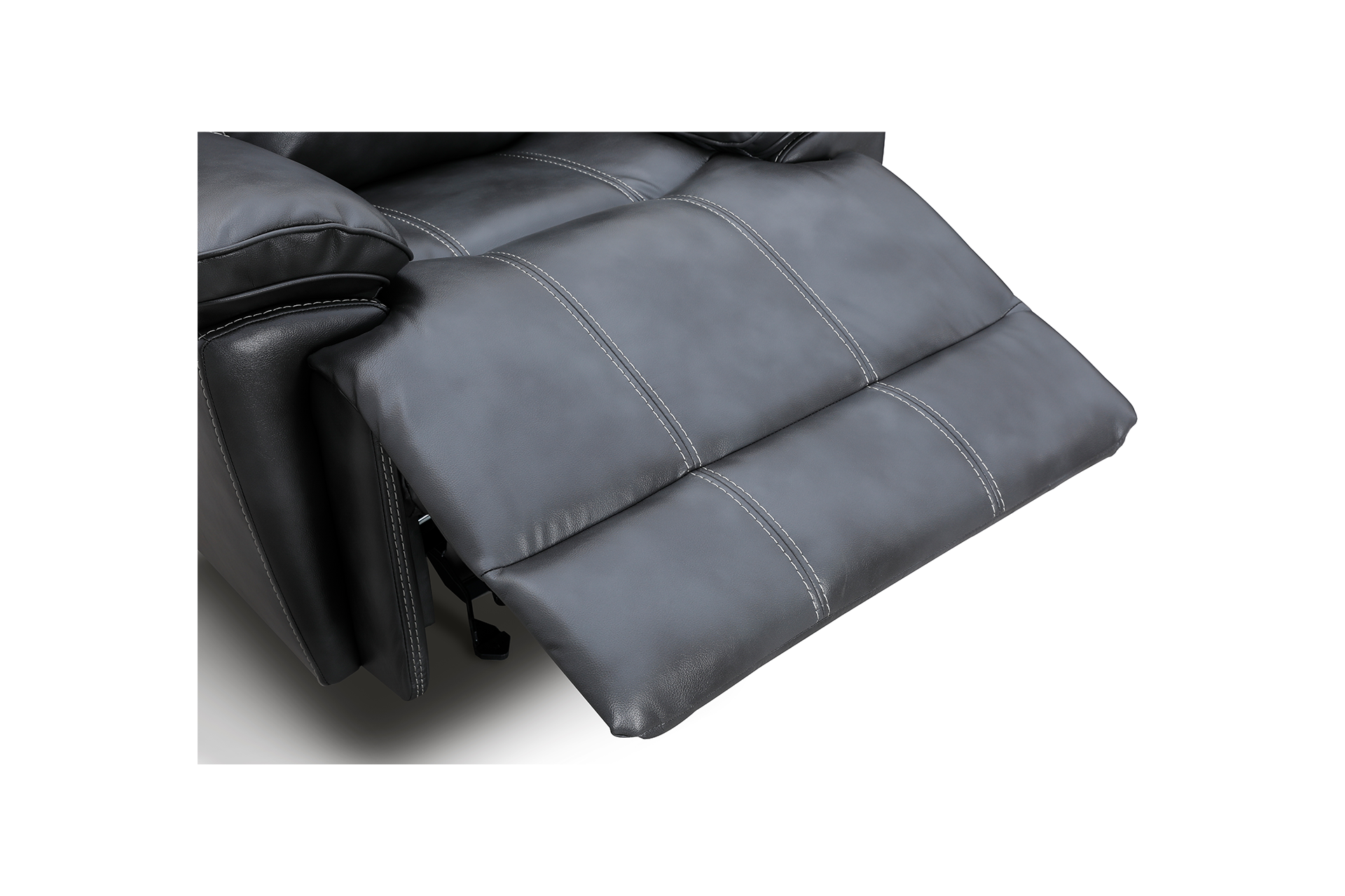 Pachet canapea piele naturală Imperial 3 locuri cu 2 reclinere + pernă decorativă - imagine 9