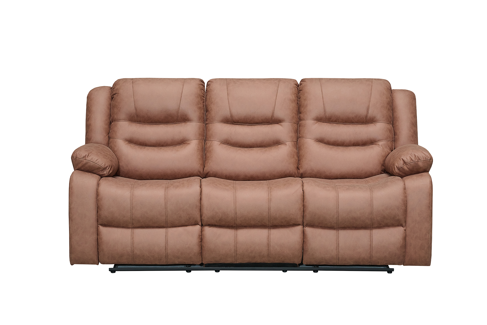 Pachet canapea Velara 3 locuri cu 2 reclinere + pernă decorativă - imagine 2