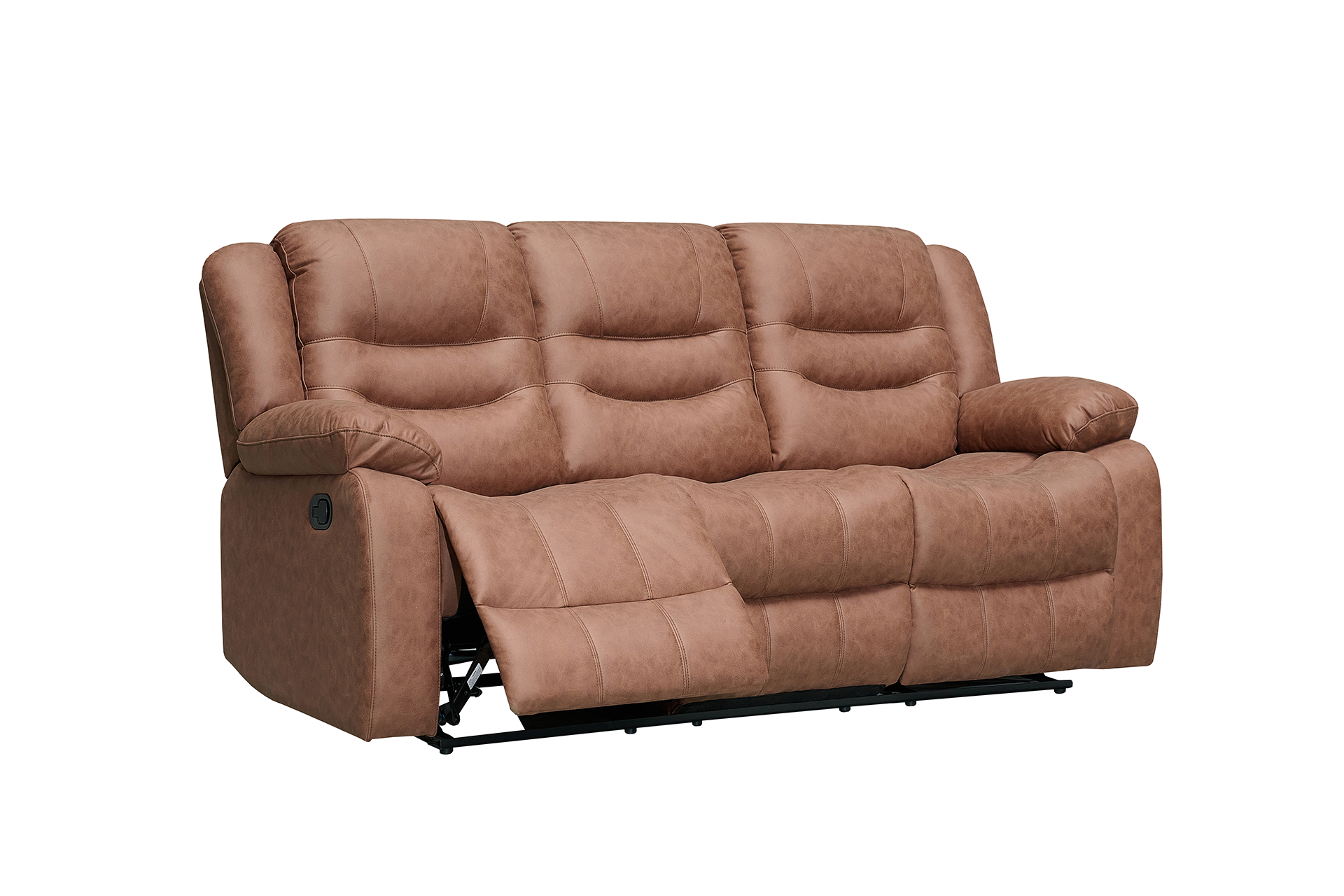 Pachet canapea Velara 3 locuri cu 2 reclinere + pernă decorativă - imagine 3