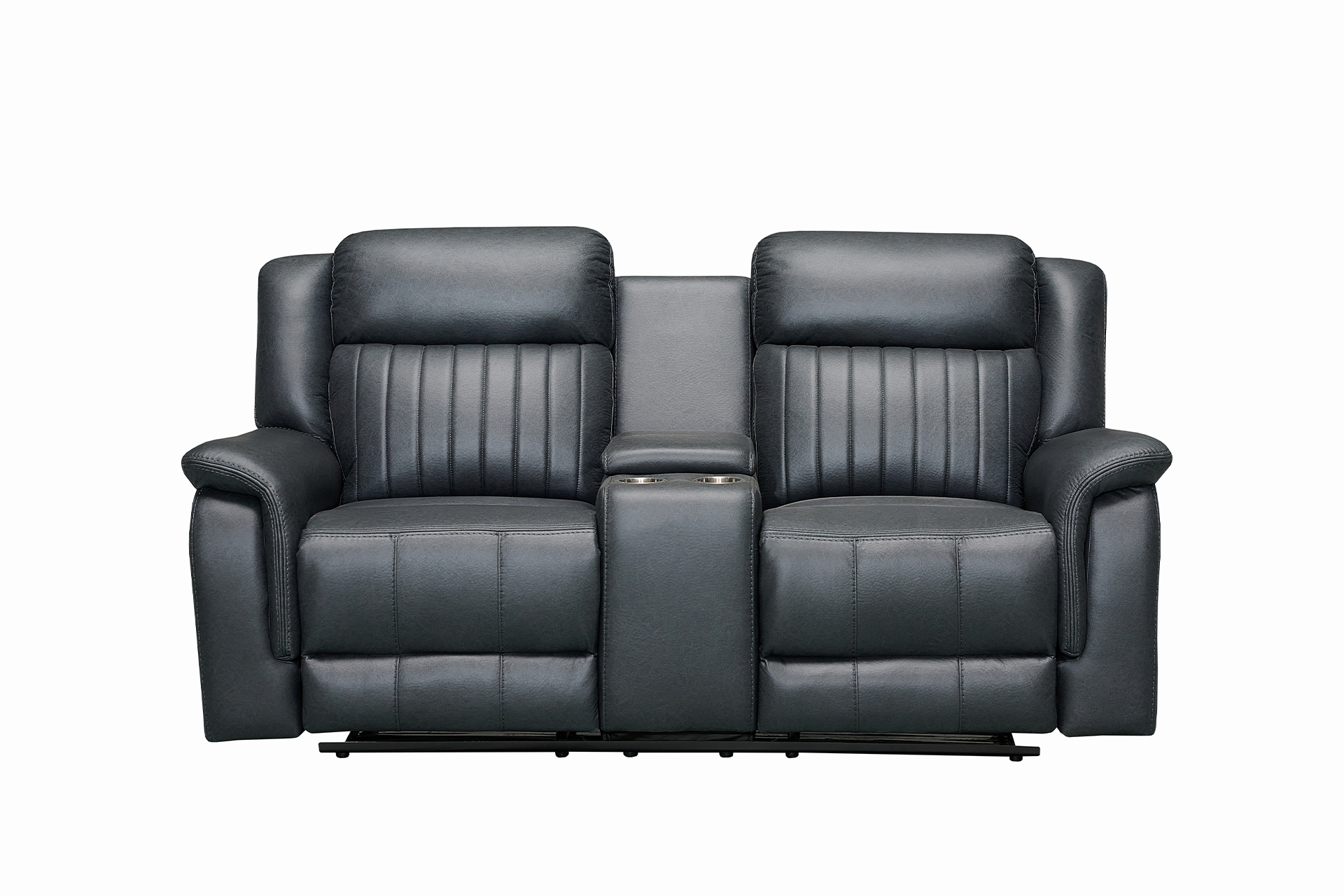 Pachet canapea Zenith 2 locuri cu 2 reclinere și consolă + pernă decorativă - imagine 2