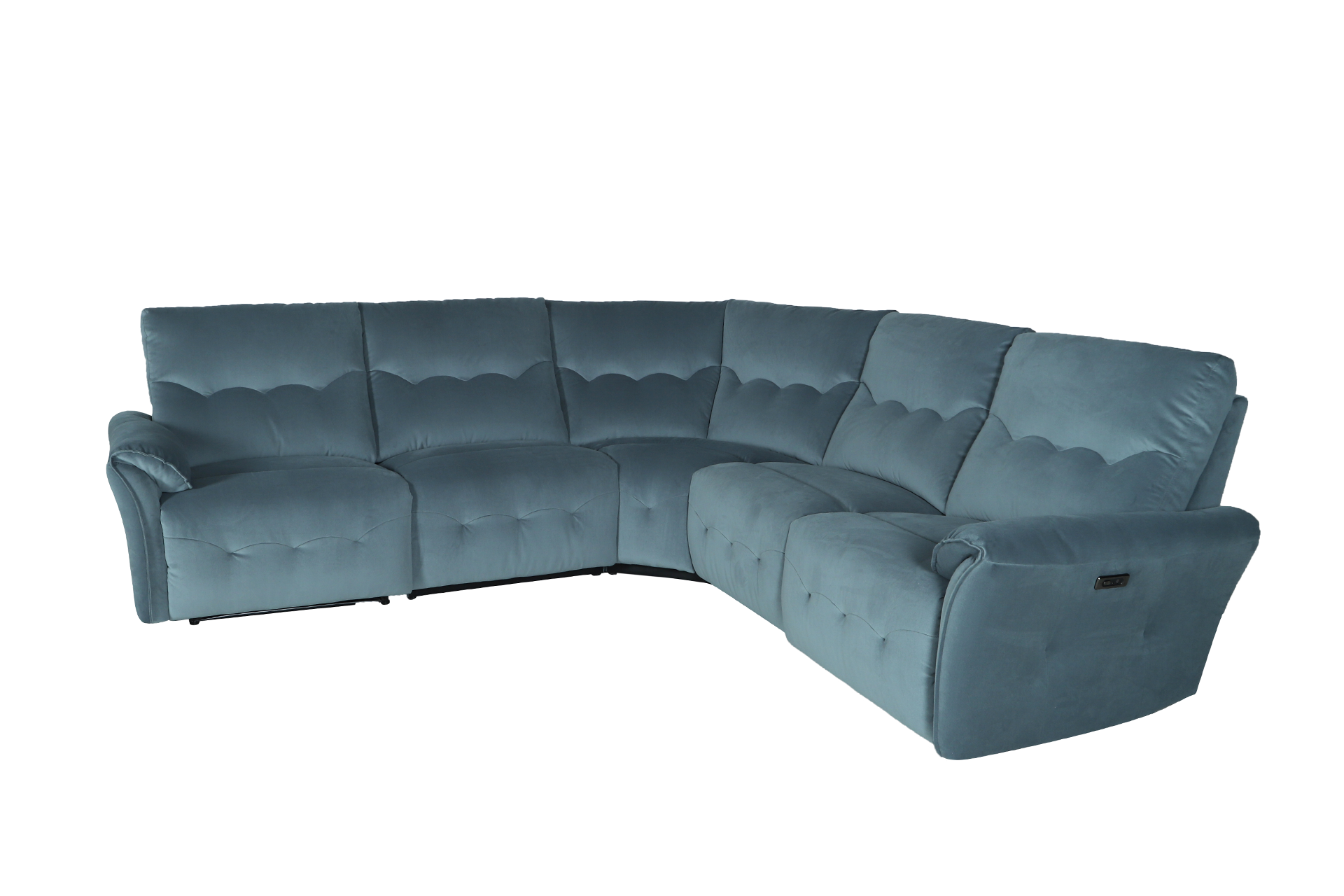 Pachet colțar cu reclinere electrice Grandeur + pernă decorativă - imagine 6