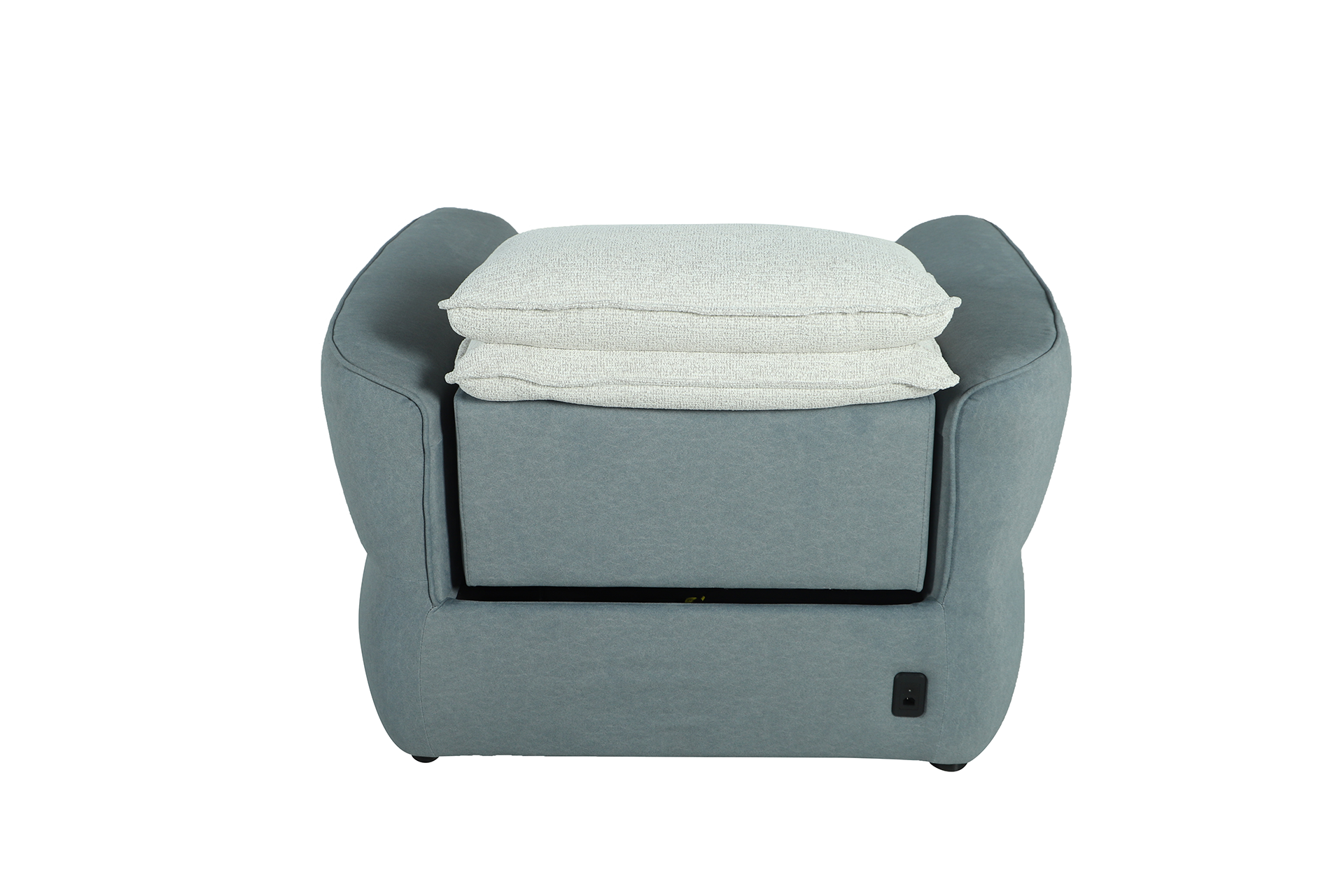 Pachet fotoliu cu recliner și tetieră electrice Metropolis + pernă decorativă - imagine 6