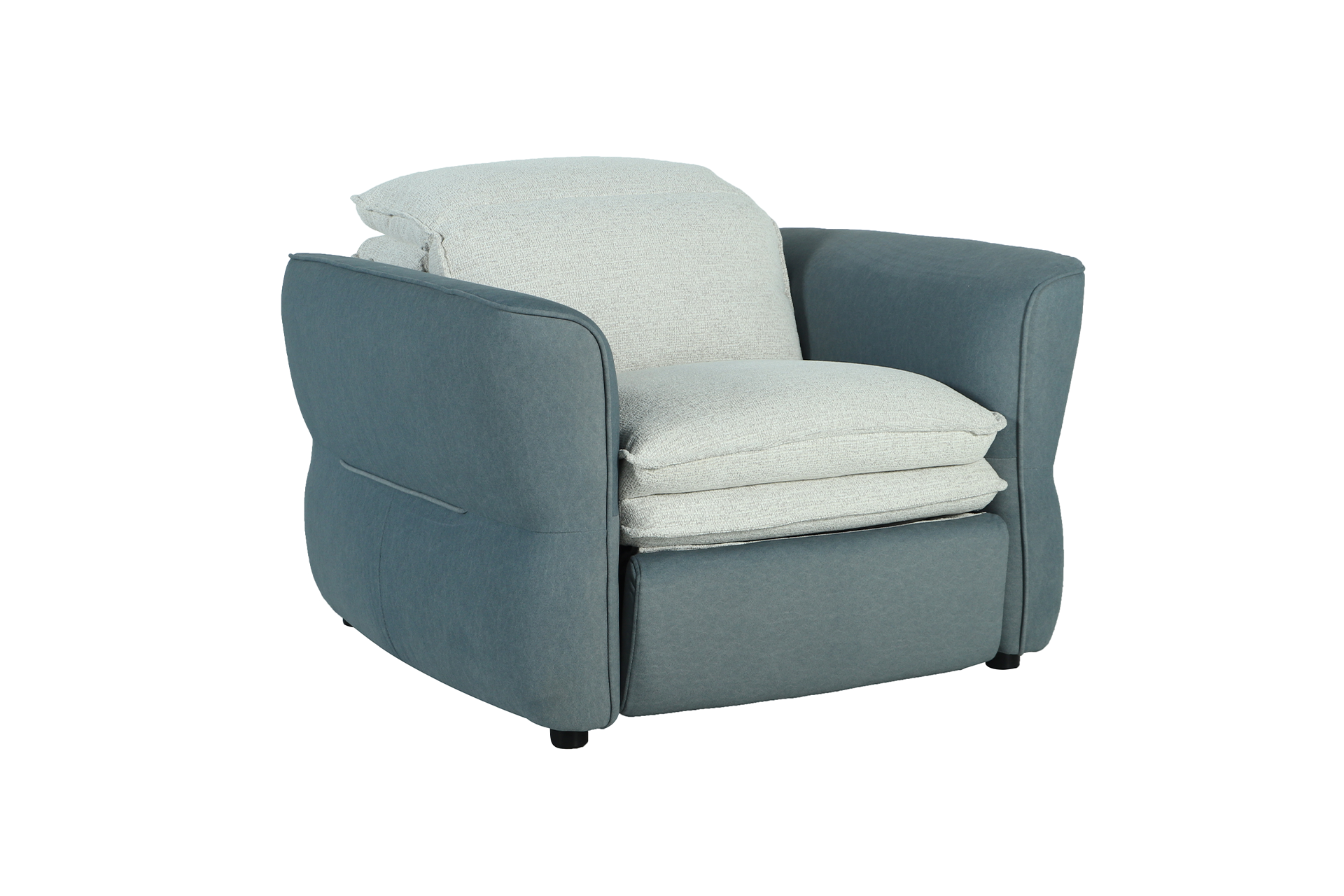 Pachet fotoliu cu recliner și tetieră electrice Metropolis + pernă decorativă - imagine 4