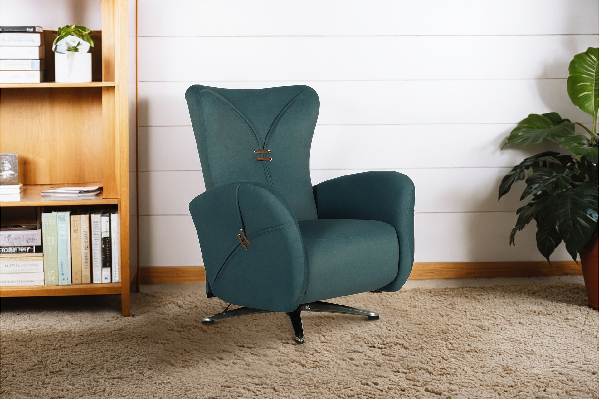 Pachet fotoliu de relaxare electric Elysium + pernă decorativă - imagine 2