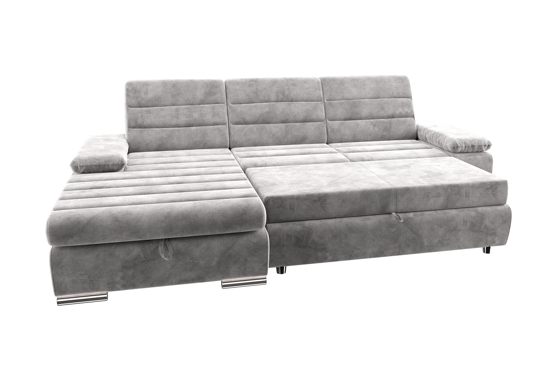 Pachet colțar extensibil Galaxy cu ladă pentru depozitare + 2 perne decorative - imagine 7