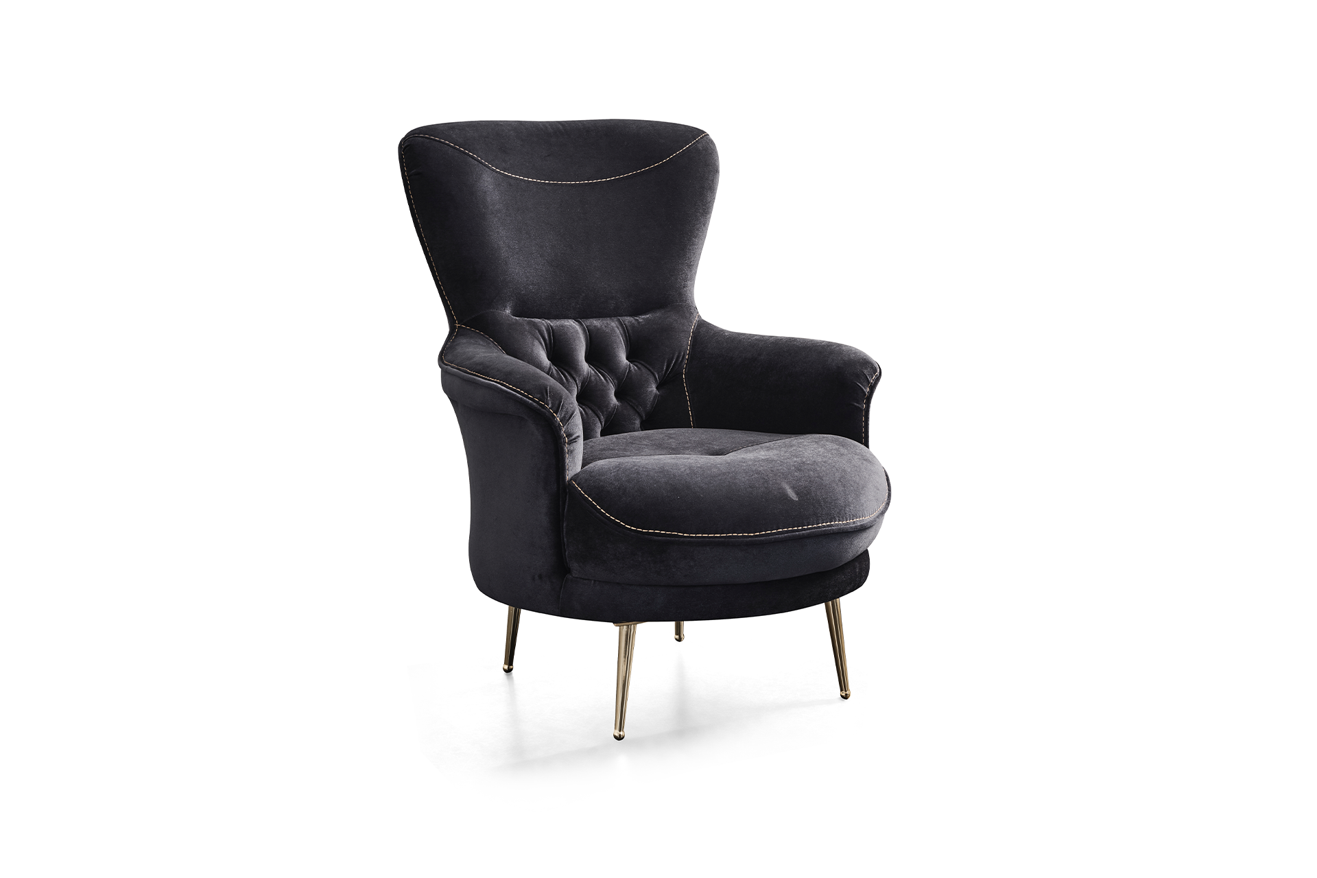 Fotoliu Lotus negru - imagine 2