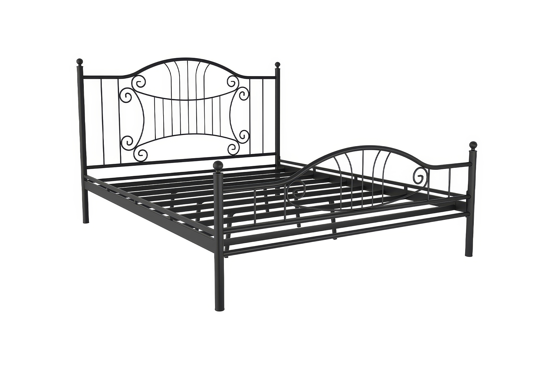 Pachet pat metalic Angel + pernă decorativă - imagine 3