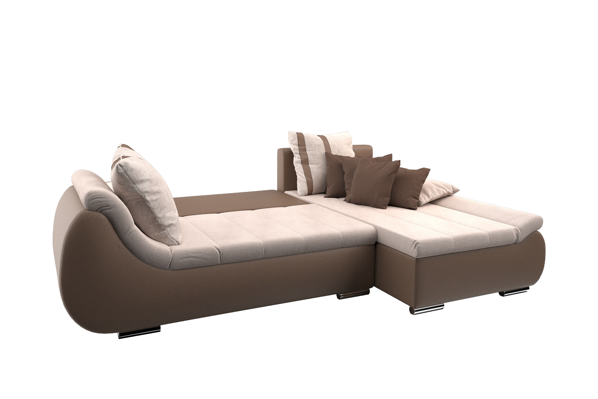 Pachet colțar extensibil Rosario cu ladă pentru depozitare + 2 perne decorative - imagine 8