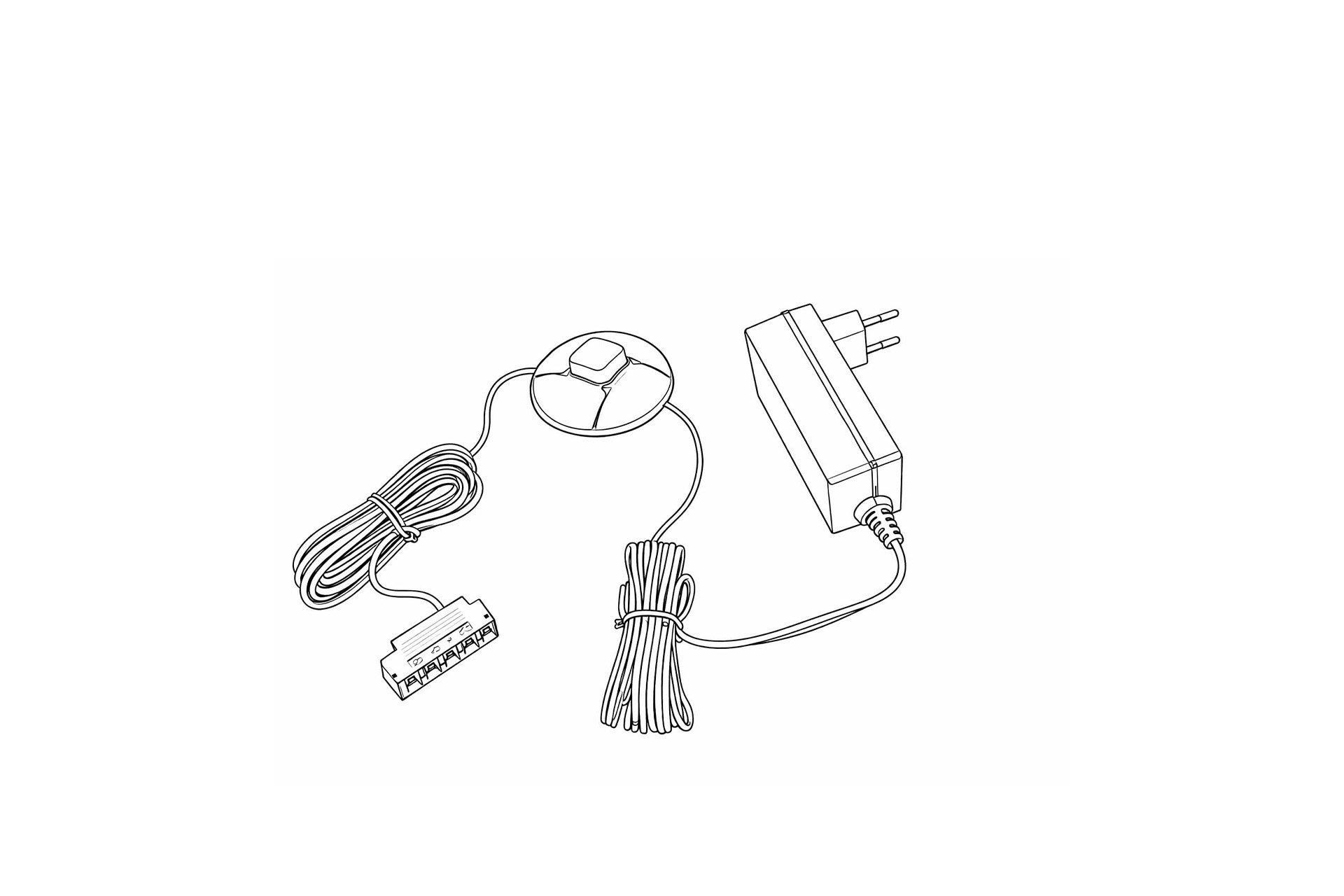 Transformator LED 36W cu 6 sloturi - imagine 3