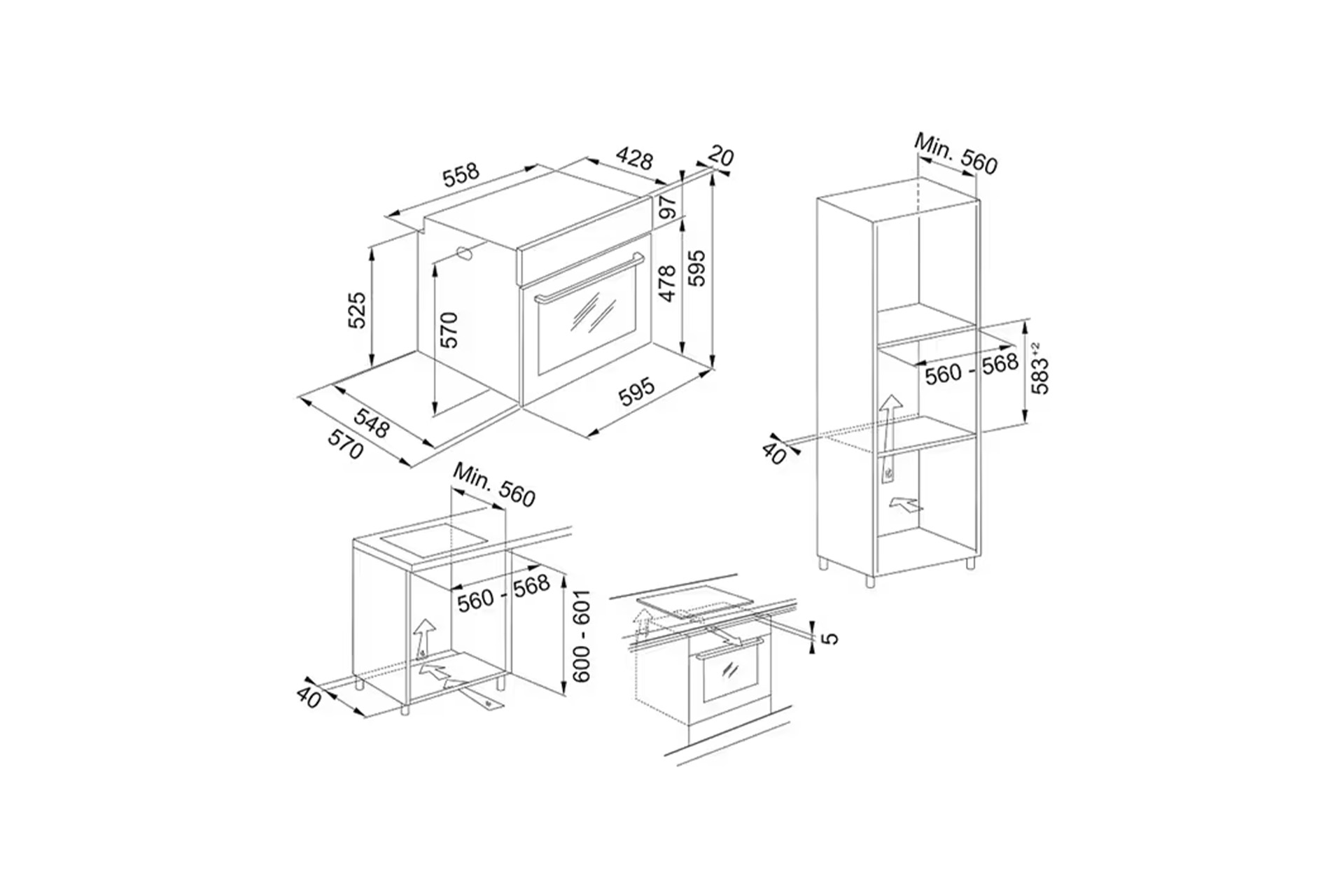 Cuptor electric Franke FSL 86 H XS D - imagine 6