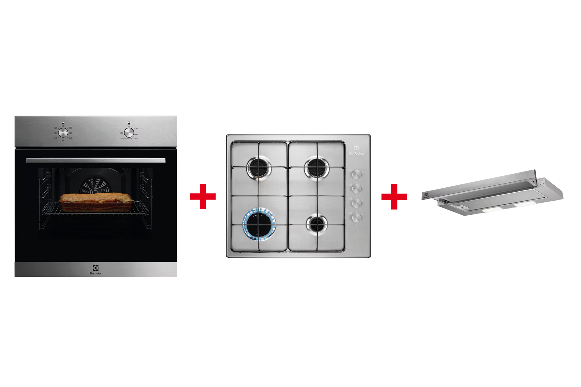 Pachet Electrolux EOH0H40BX + KGS6404SX + LFP226S - imagine 2