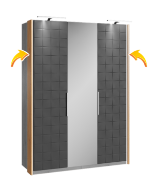 Set lumini pentru profile laterale cu distanțier