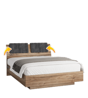 Set 2 tetiere tapițate