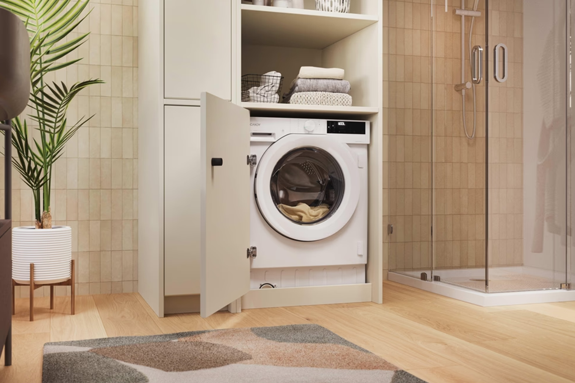 Mașină de spălat rufe încorporabilă Candy BC448M4D8J-S (8kg) - imagine 7