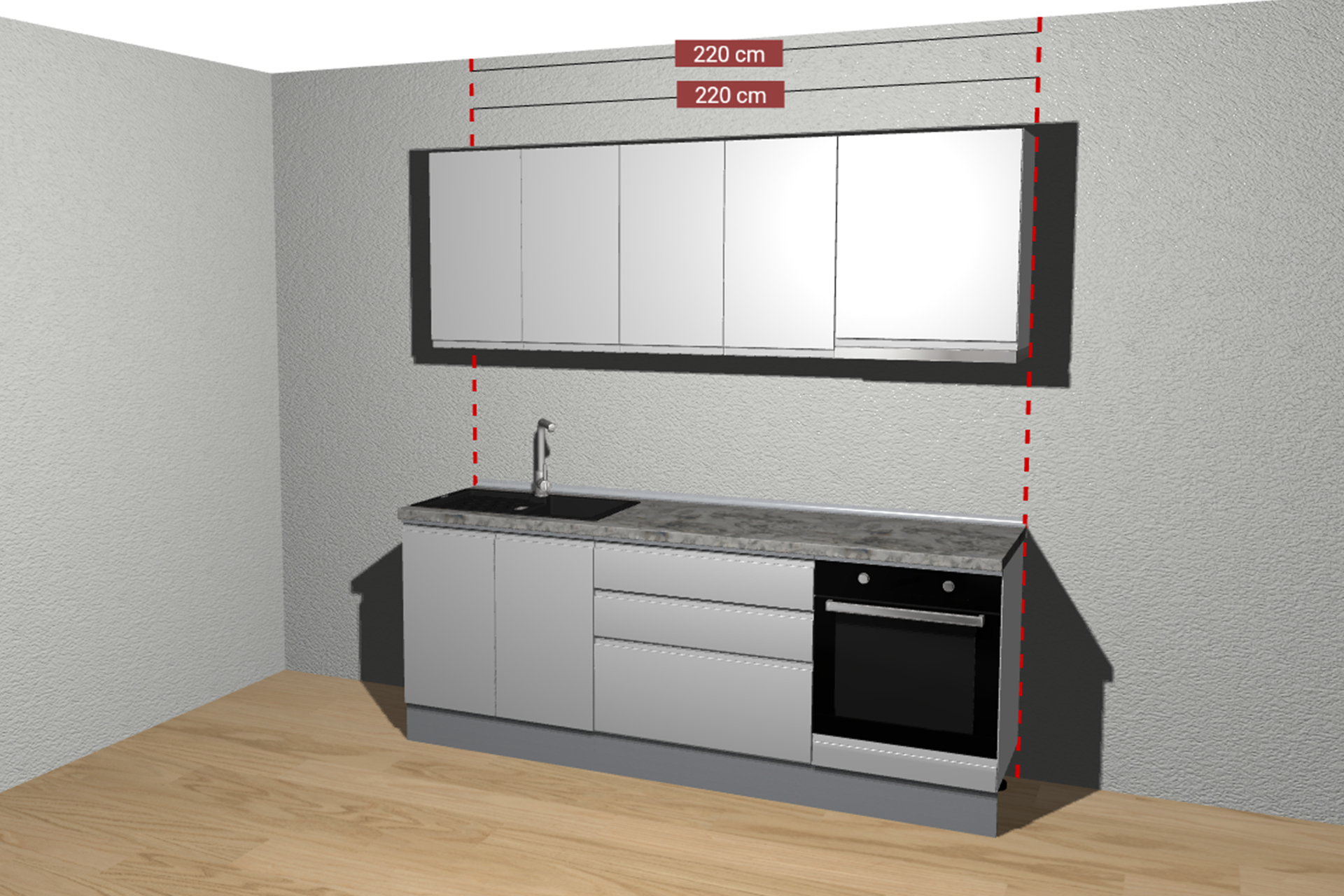 Kit bucătărie City L222 - imagine 2