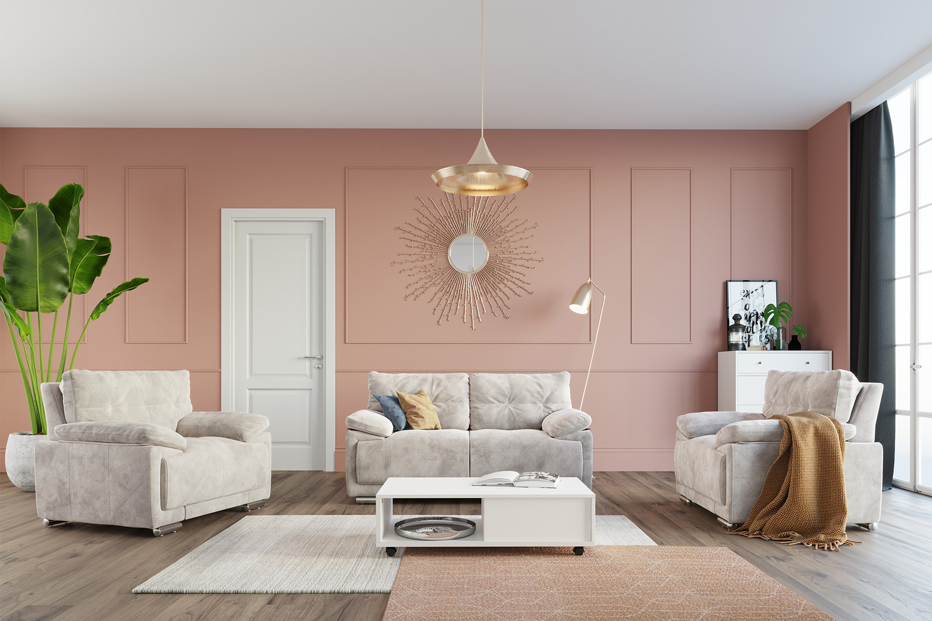 Pachet canapea California 2 locuri + 2 perne decorative - imagine 3