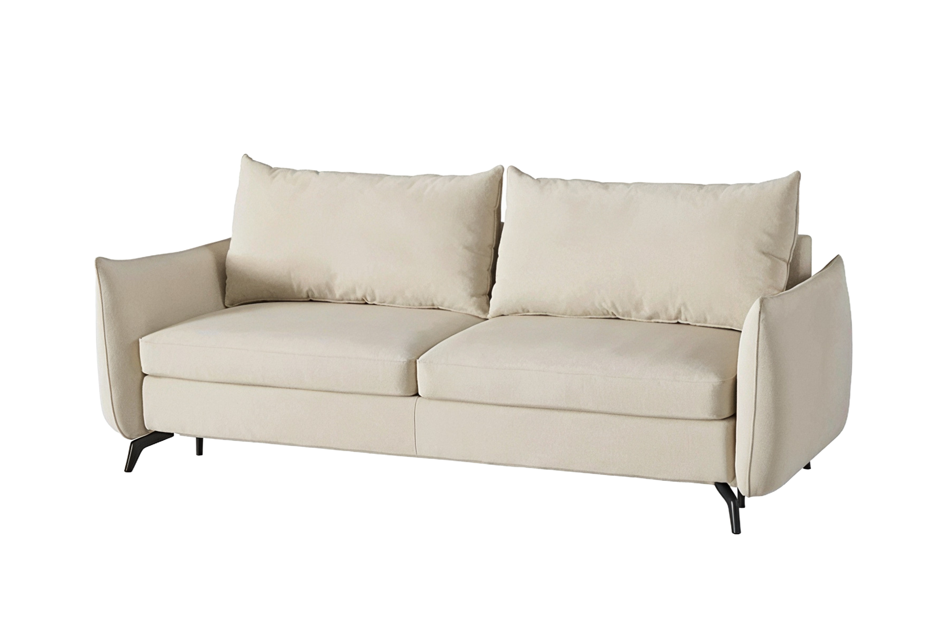 Pachet canapea extensibilă Viva cu ladă pentru depozitare + 2 perne decorative - imagine 5
