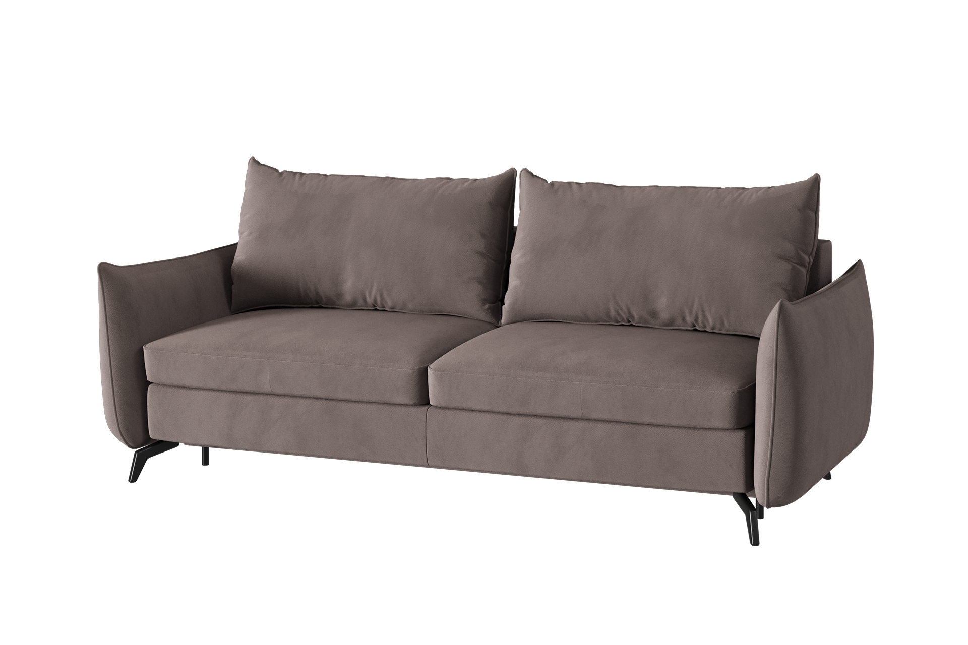 Pachet canapea extensibilă Viva cu ladă pentru depozitare + 2 perne decorative - imagine 4