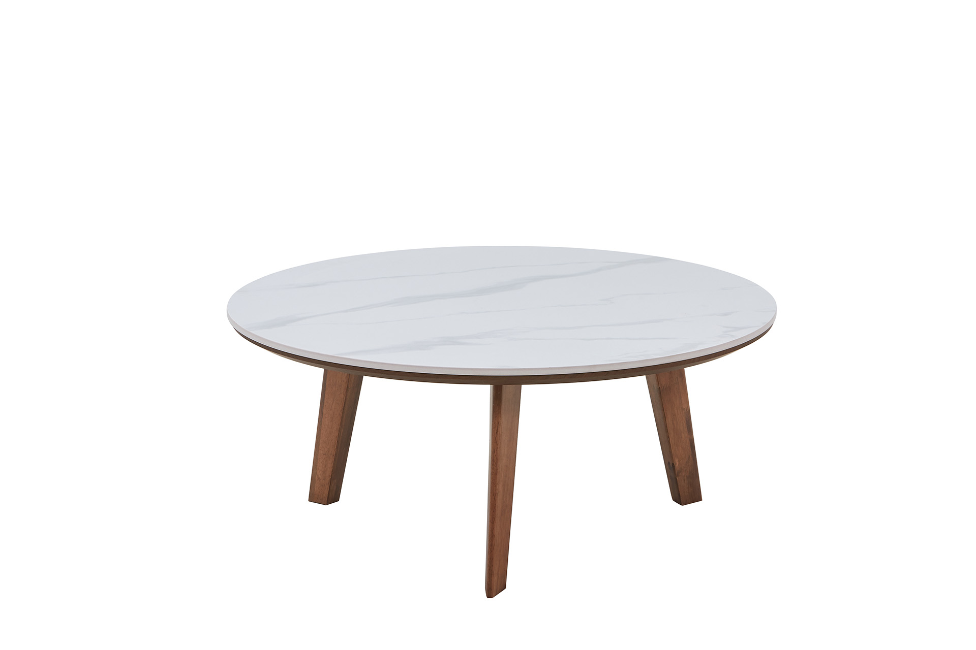 Măsuță de cafea Brera white ceramic D75 - imagine 2